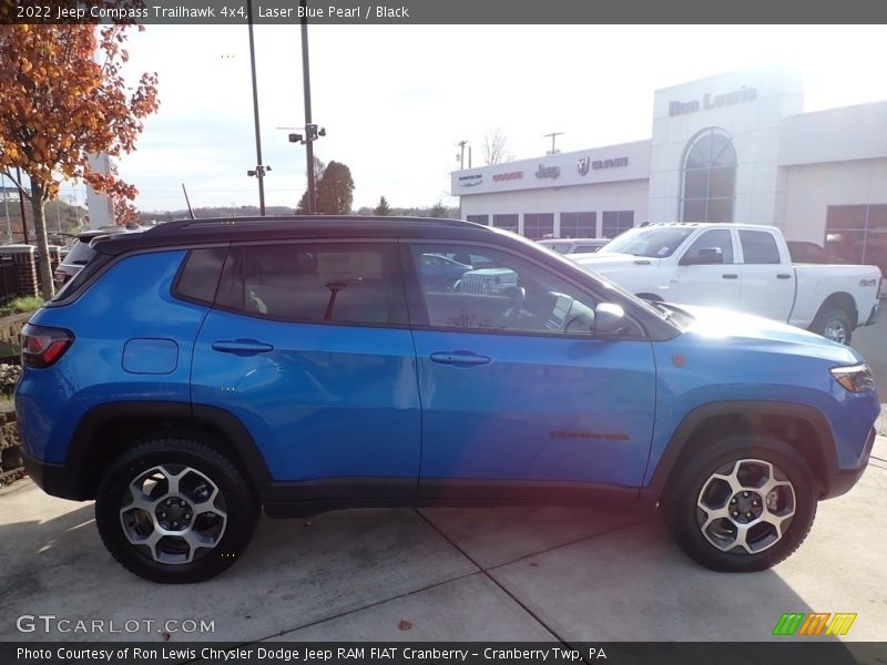 Laser Blue Pearl / Black 2022 Jeep Compass Trailhawk 4x4
