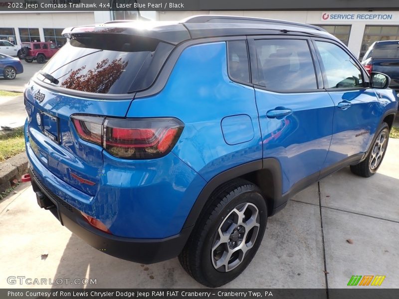 Laser Blue Pearl / Black 2022 Jeep Compass Trailhawk 4x4