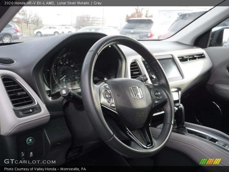 Lunar Silver Metallic / Gray 2020 Honda HR-V EX-L AWD