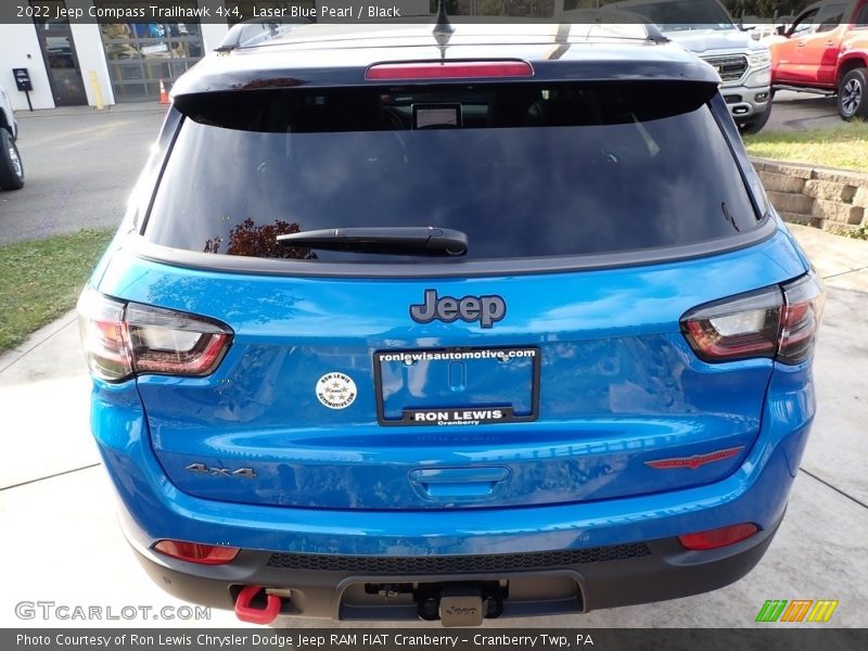 Laser Blue Pearl / Black 2022 Jeep Compass Trailhawk 4x4