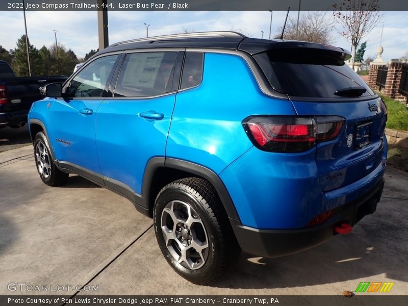 Laser Blue Pearl / Black 2022 Jeep Compass Trailhawk 4x4