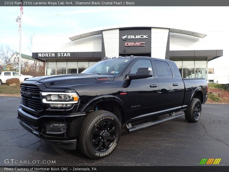 Diamond Black Crystal Pearl / Black 2019 Ram 2500 Laramie Mega Cab 4x4