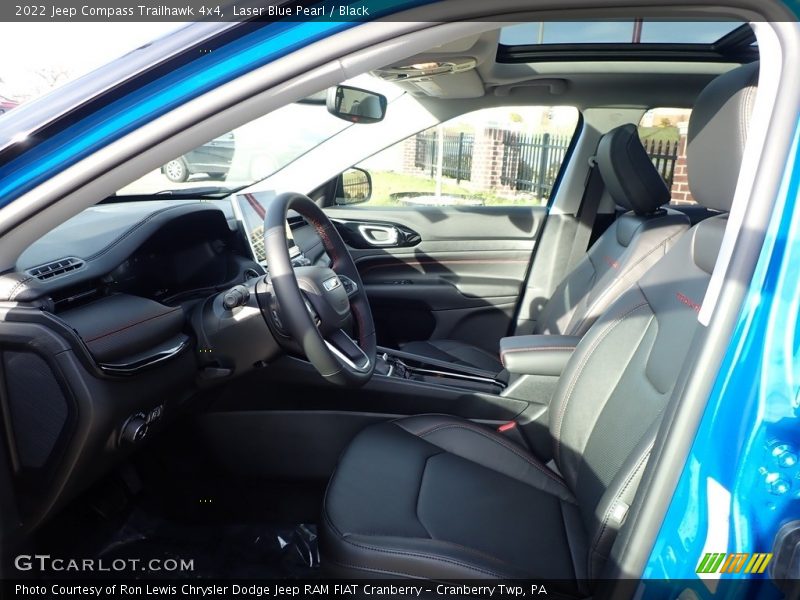 Laser Blue Pearl / Black 2022 Jeep Compass Trailhawk 4x4