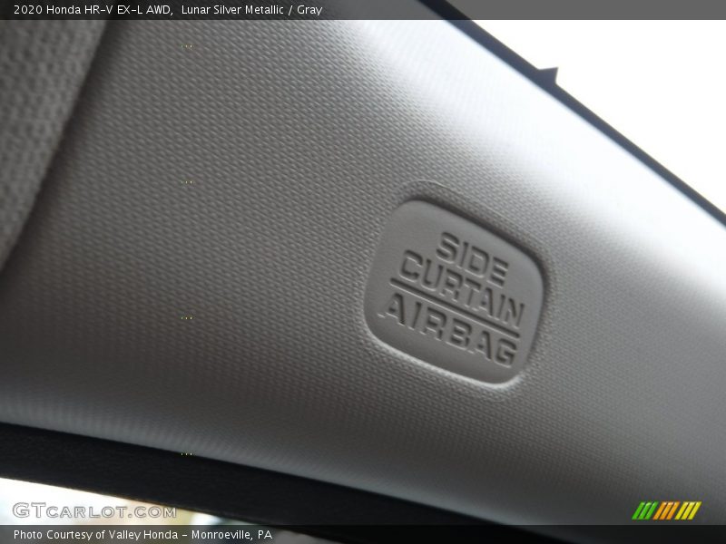 Lunar Silver Metallic / Gray 2020 Honda HR-V EX-L AWD