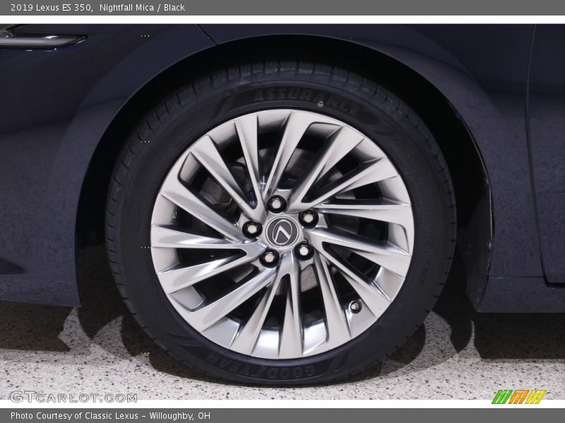 Nightfall Mica / Black 2019 Lexus ES 350