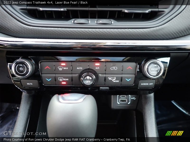 Laser Blue Pearl / Black 2022 Jeep Compass Trailhawk 4x4