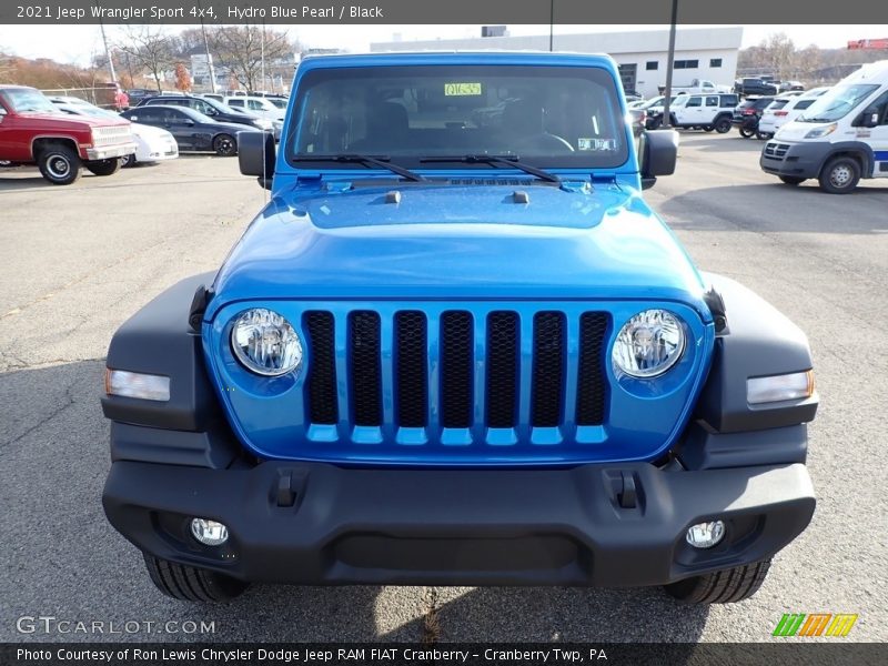 Hydro Blue Pearl / Black 2021 Jeep Wrangler Sport 4x4