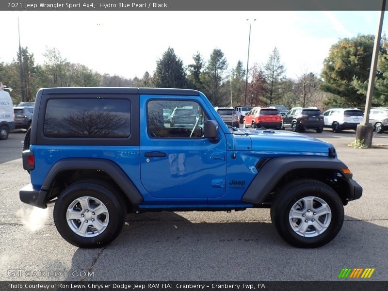 Hydro Blue Pearl / Black 2021 Jeep Wrangler Sport 4x4