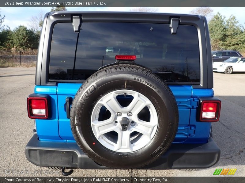Hydro Blue Pearl / Black 2021 Jeep Wrangler Sport 4x4