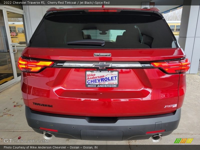 Cherry Red Tintcoat / Jet Black/­Spice Red 2022 Chevrolet Traverse RS
