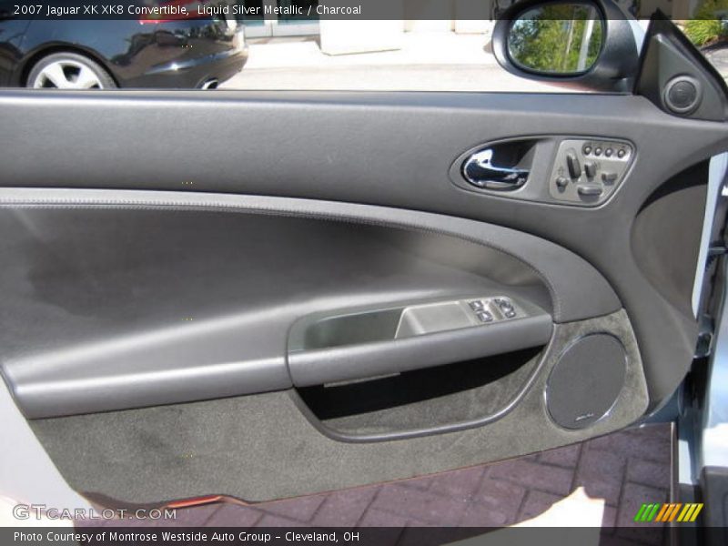 Liquid Silver Metallic / Charcoal 2007 Jaguar XK XK8 Convertible