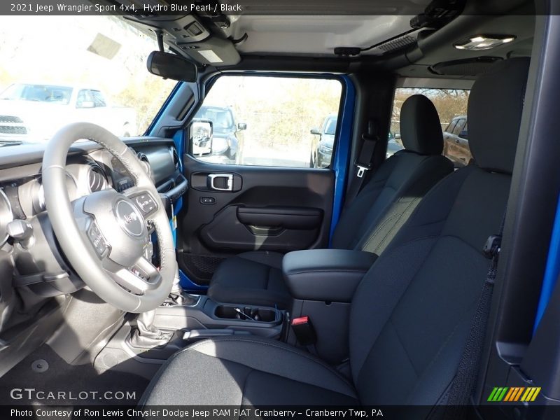 Hydro Blue Pearl / Black 2021 Jeep Wrangler Sport 4x4