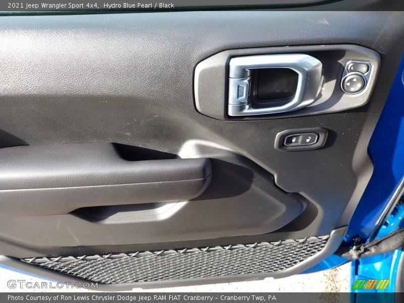 Hydro Blue Pearl / Black 2021 Jeep Wrangler Sport 4x4