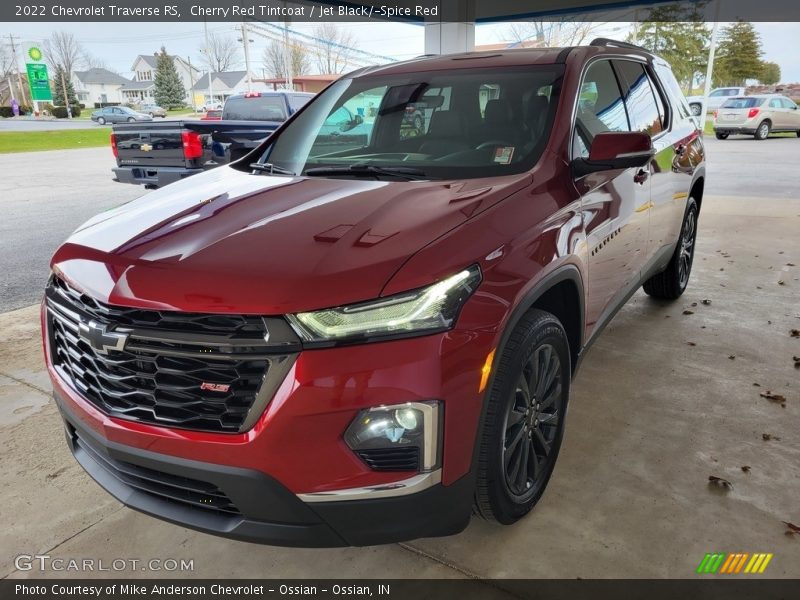 Cherry Red Tintcoat / Jet Black/­Spice Red 2022 Chevrolet Traverse RS