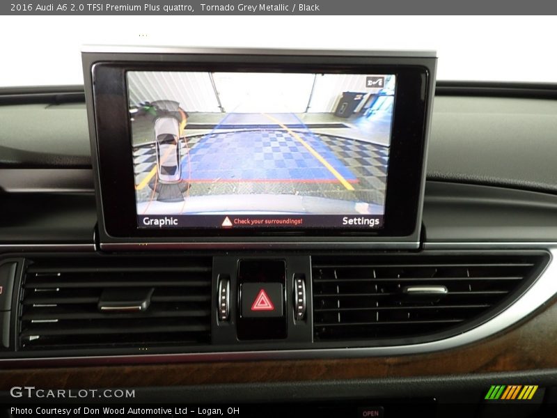 Tornado Grey Metallic / Black 2016 Audi A6 2.0 TFSI Premium Plus quattro