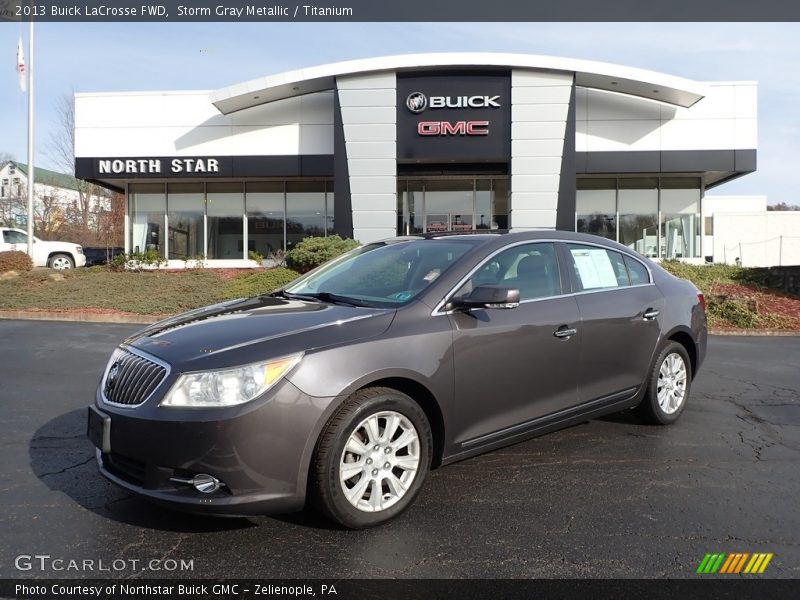 Storm Gray Metallic / Titanium 2013 Buick LaCrosse FWD