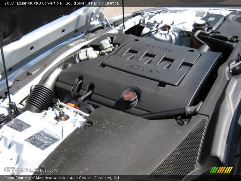 Liquid Silver Metallic / Charcoal 2007 Jaguar XK XK8 Convertible