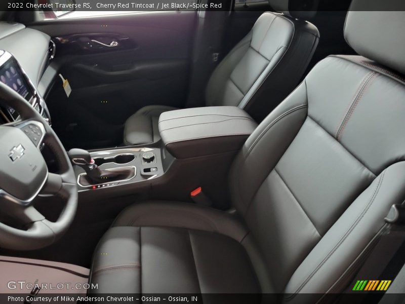 Front Seat of 2022 Traverse RS