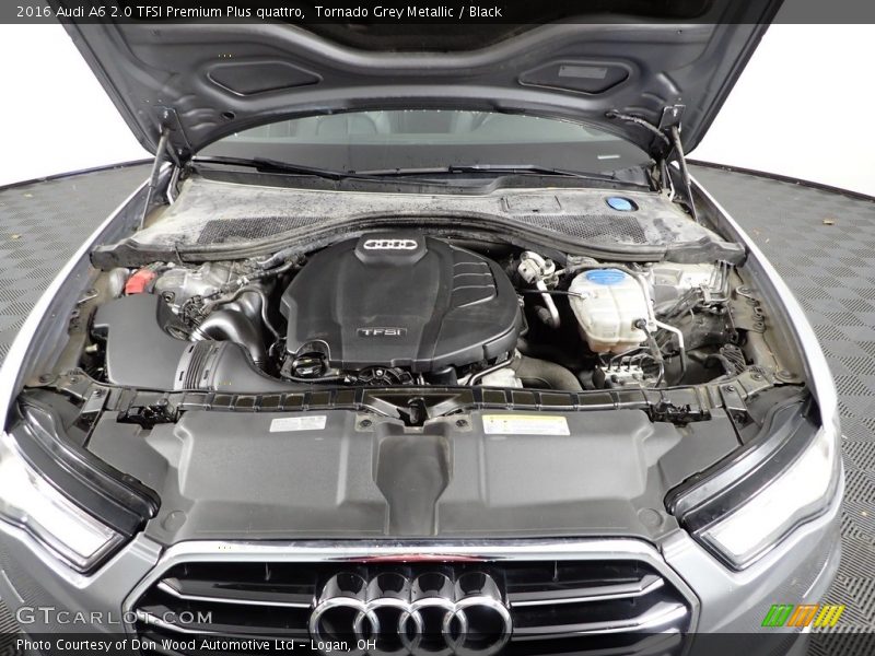 Tornado Grey Metallic / Black 2016 Audi A6 2.0 TFSI Premium Plus quattro