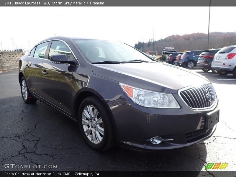 Storm Gray Metallic / Titanium 2013 Buick LaCrosse FWD