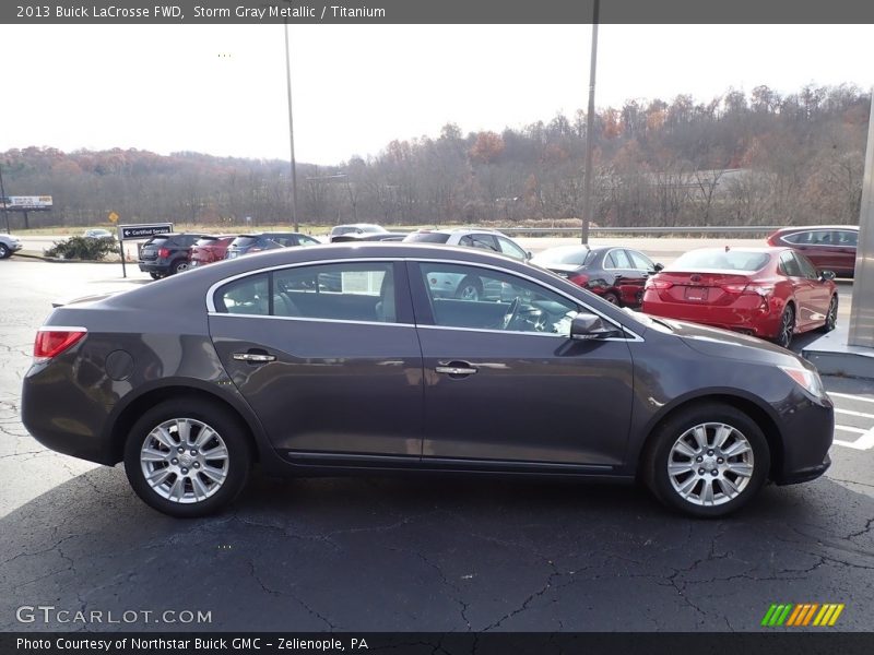 Storm Gray Metallic / Titanium 2013 Buick LaCrosse FWD