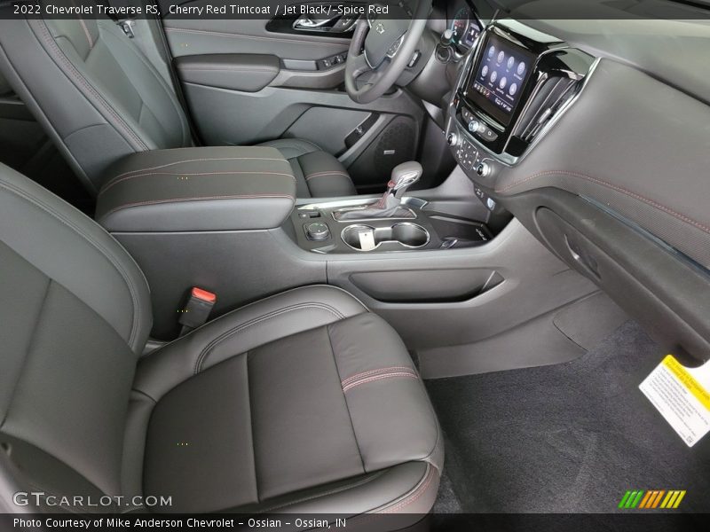 Front Seat of 2022 Traverse RS