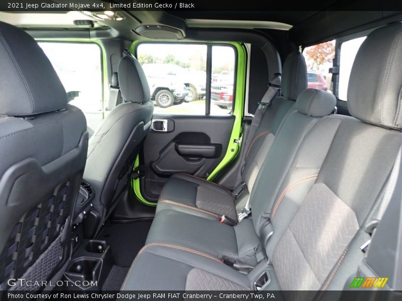 Rear Seat of 2021 Gladiator Mojave 4x4
