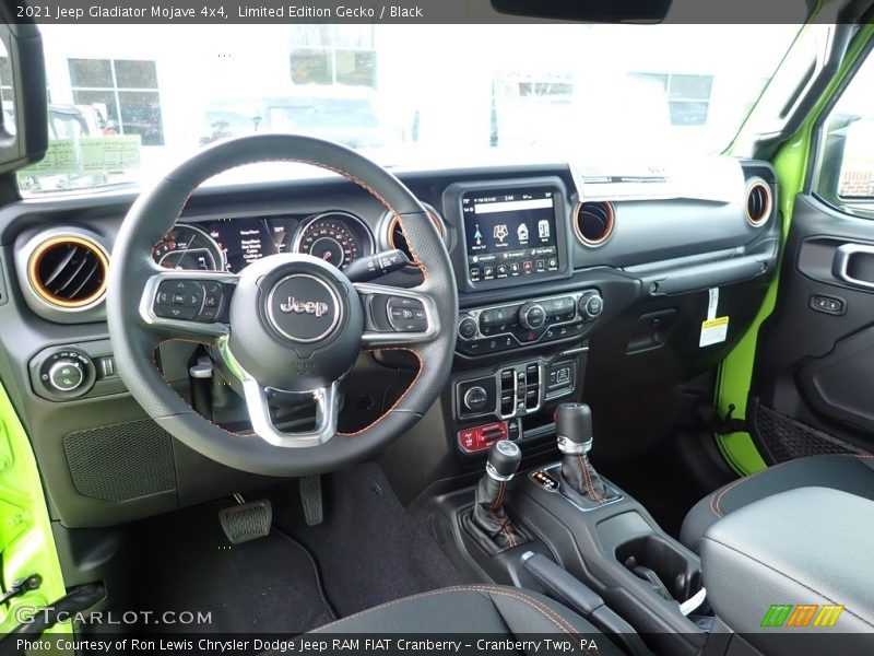 Dashboard of 2021 Gladiator Mojave 4x4