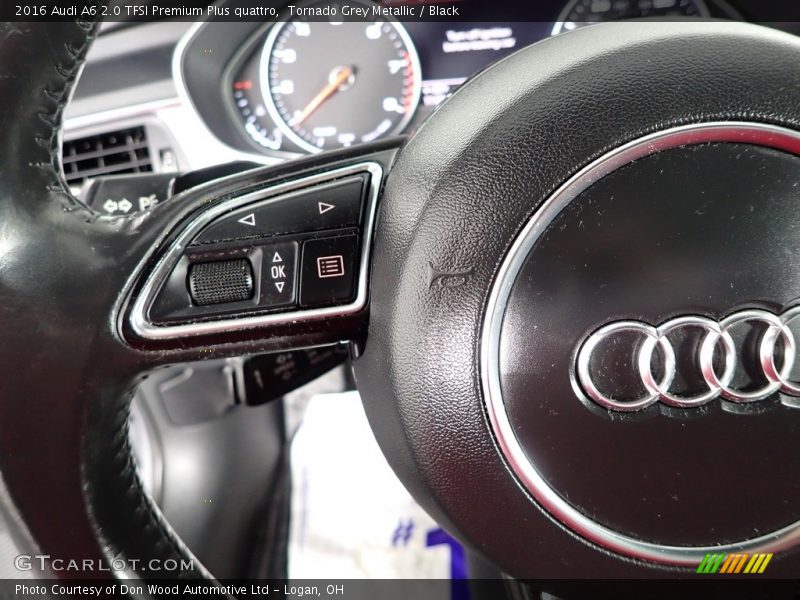 Tornado Grey Metallic / Black 2016 Audi A6 2.0 TFSI Premium Plus quattro