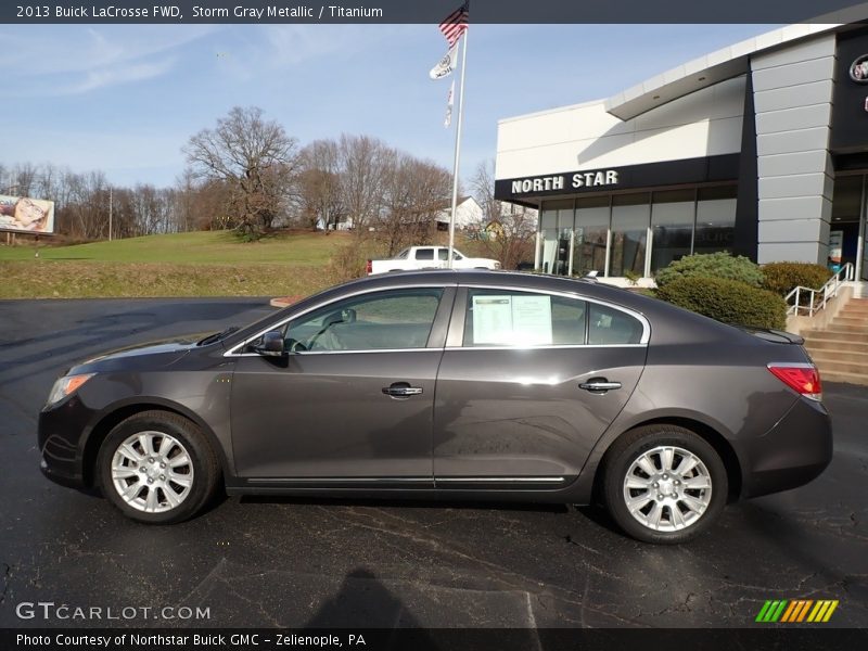 Storm Gray Metallic / Titanium 2013 Buick LaCrosse FWD