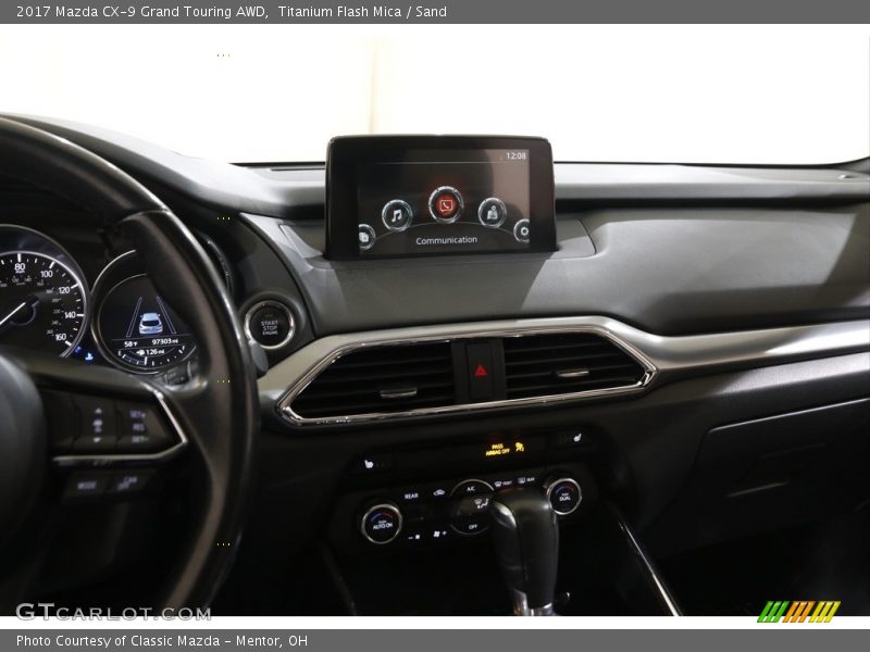 Titanium Flash Mica / Sand 2017 Mazda CX-9 Grand Touring AWD