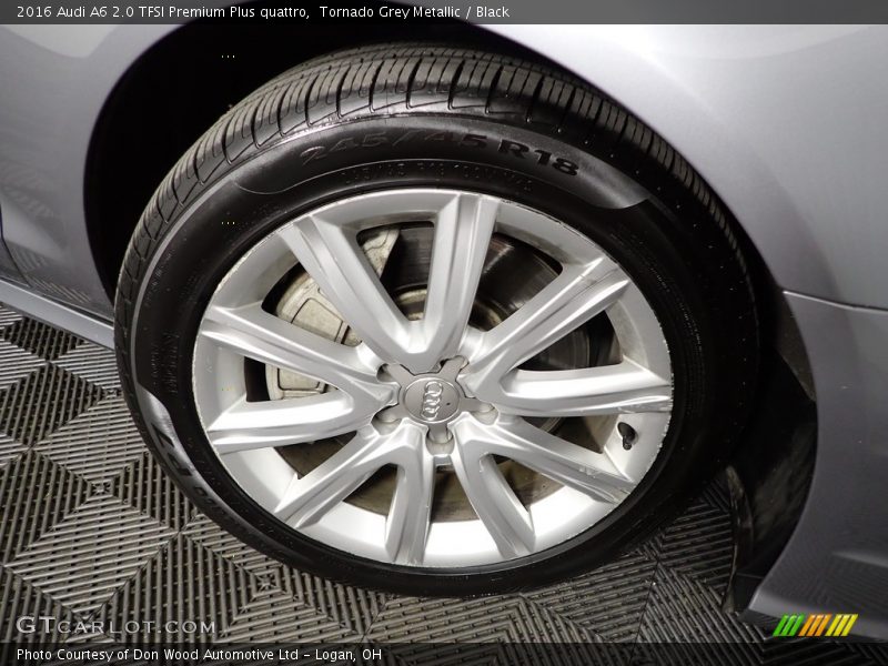 Tornado Grey Metallic / Black 2016 Audi A6 2.0 TFSI Premium Plus quattro