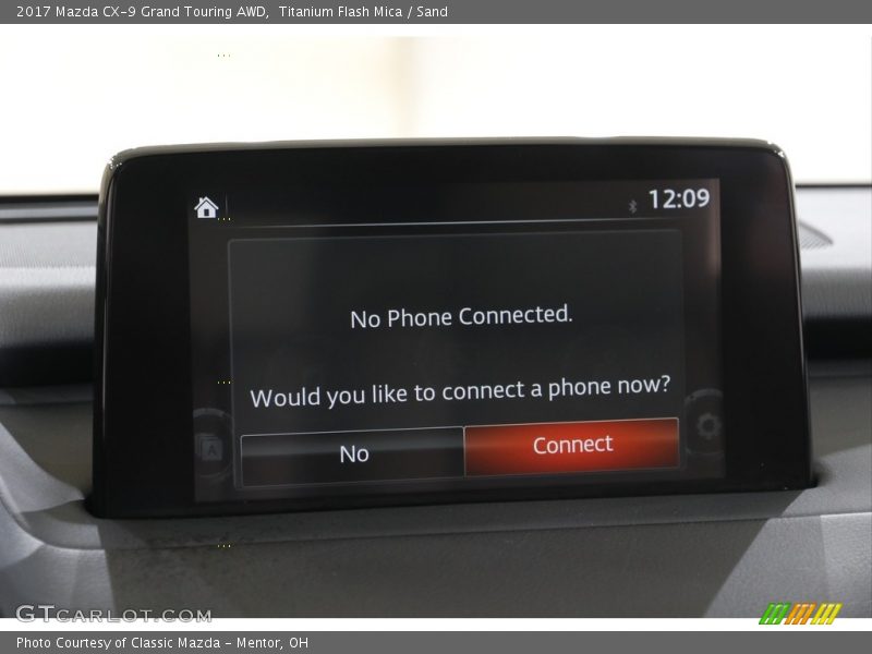 Titanium Flash Mica / Sand 2017 Mazda CX-9 Grand Touring AWD