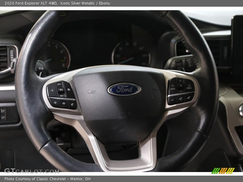 Iconic Silver Metallic / Ebony 2020 Ford Explorer XLT 4WD