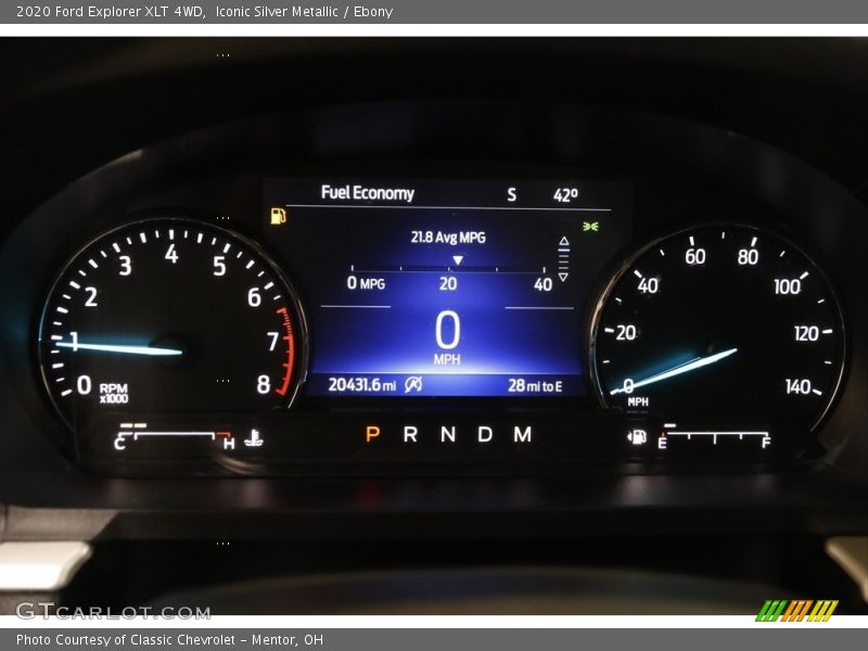  2020 Explorer XLT 4WD XLT 4WD Gauges