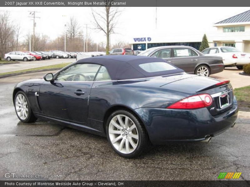 Midnight Blue Metallic / Caramel 2007 Jaguar XK XK8 Convertible