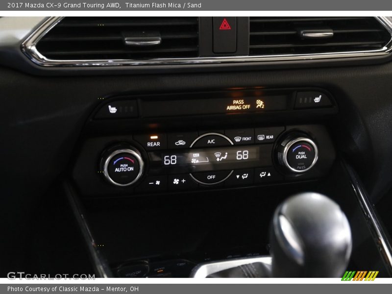 Titanium Flash Mica / Sand 2017 Mazda CX-9 Grand Touring AWD