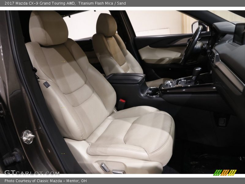 Titanium Flash Mica / Sand 2017 Mazda CX-9 Grand Touring AWD