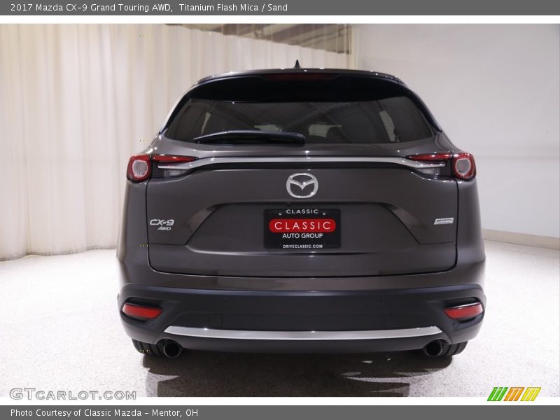 Titanium Flash Mica / Sand 2017 Mazda CX-9 Grand Touring AWD