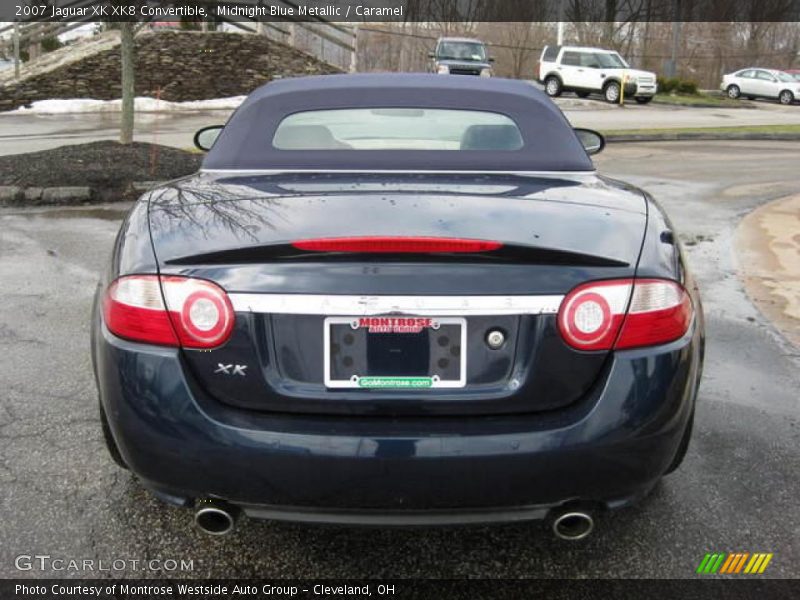 Midnight Blue Metallic / Caramel 2007 Jaguar XK XK8 Convertible