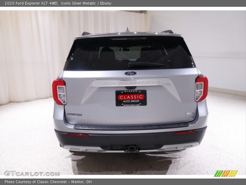 Iconic Silver Metallic / Ebony 2020 Ford Explorer XLT 4WD