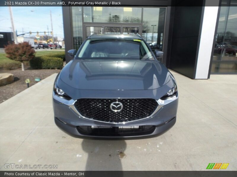 Polymetal Gray Metallic / Black 2021 Mazda CX-30 Premium AWD