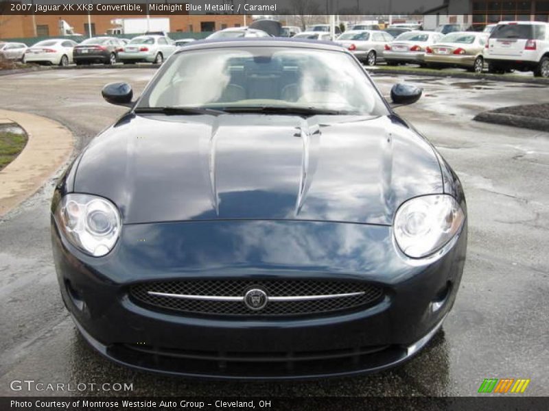 Midnight Blue Metallic / Caramel 2007 Jaguar XK XK8 Convertible