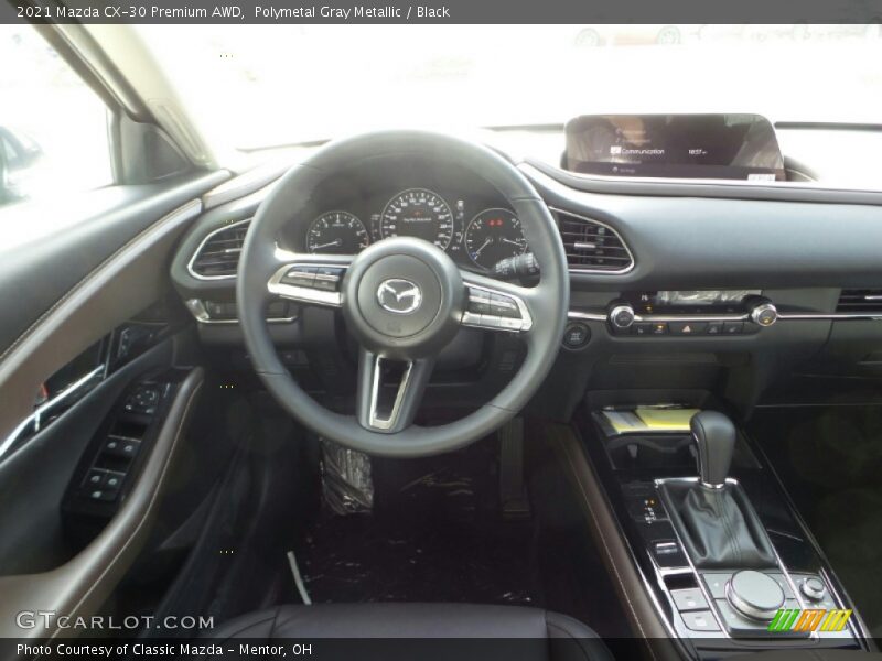 Polymetal Gray Metallic / Black 2021 Mazda CX-30 Premium AWD