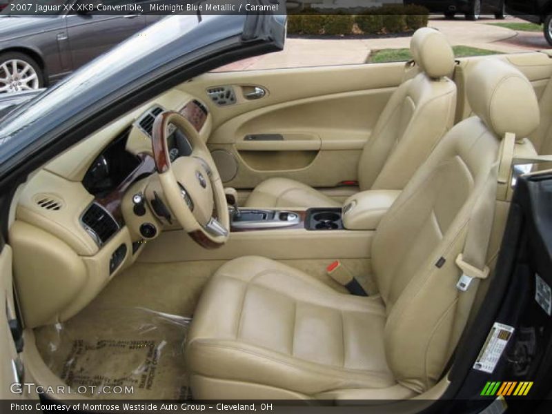Midnight Blue Metallic / Caramel 2007 Jaguar XK XK8 Convertible