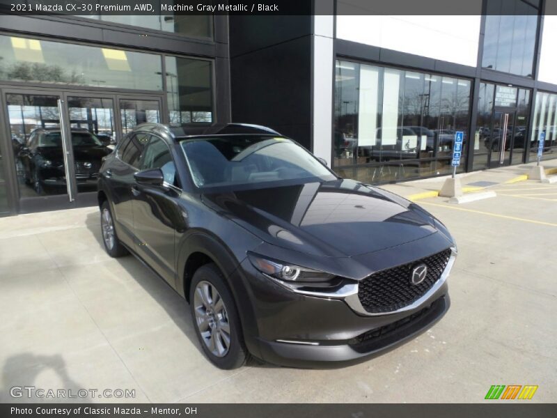 Machine Gray Metallic / Black 2021 Mazda CX-30 Premium AWD