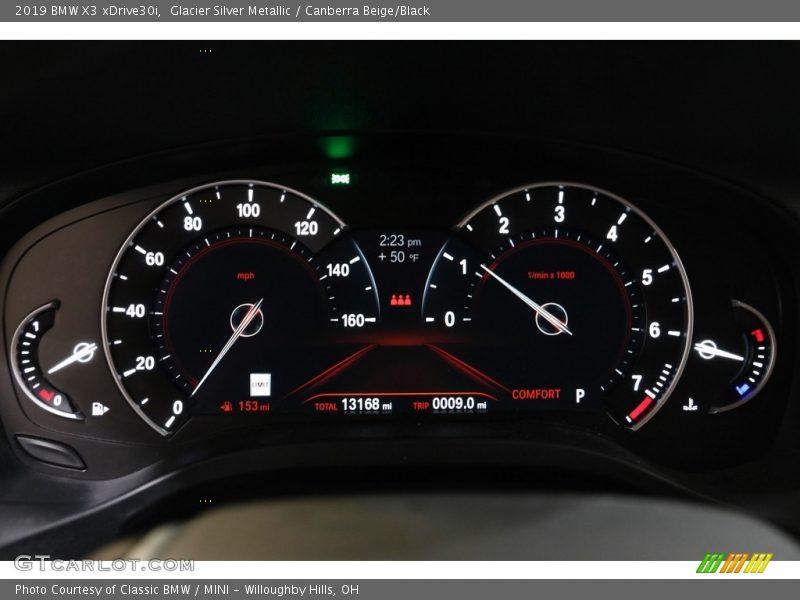 Glacier Silver Metallic / Canberra Beige/Black 2019 BMW X3 xDrive30i