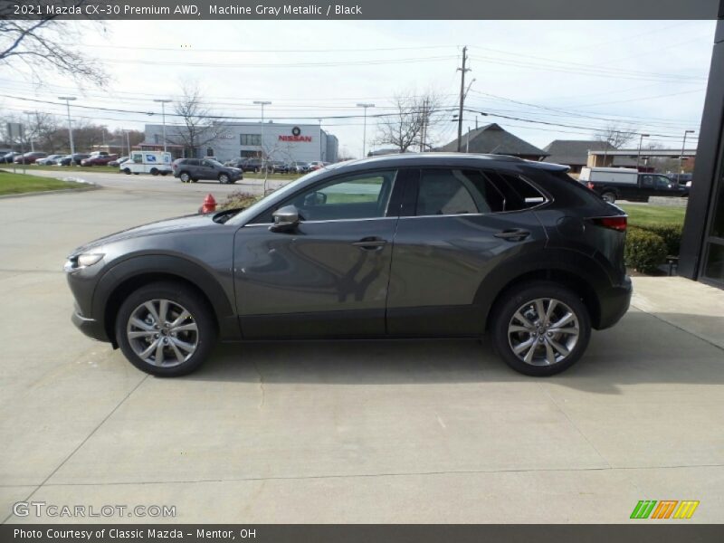 Machine Gray Metallic / Black 2021 Mazda CX-30 Premium AWD
