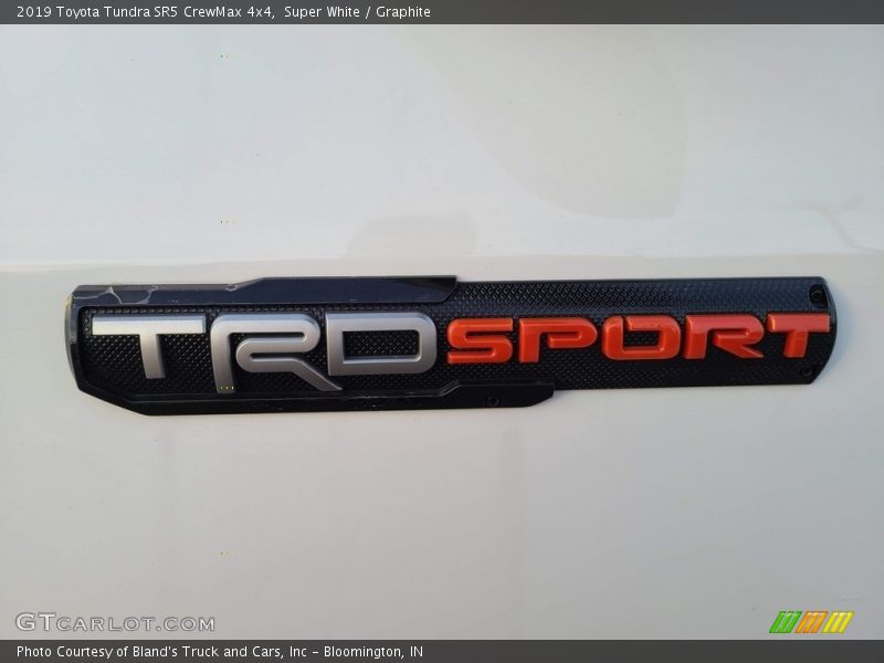 Super White / Graphite 2019 Toyota Tundra SR5 CrewMax 4x4