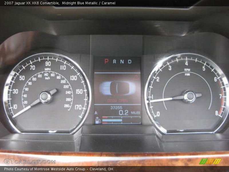 Midnight Blue Metallic / Caramel 2007 Jaguar XK XK8 Convertible